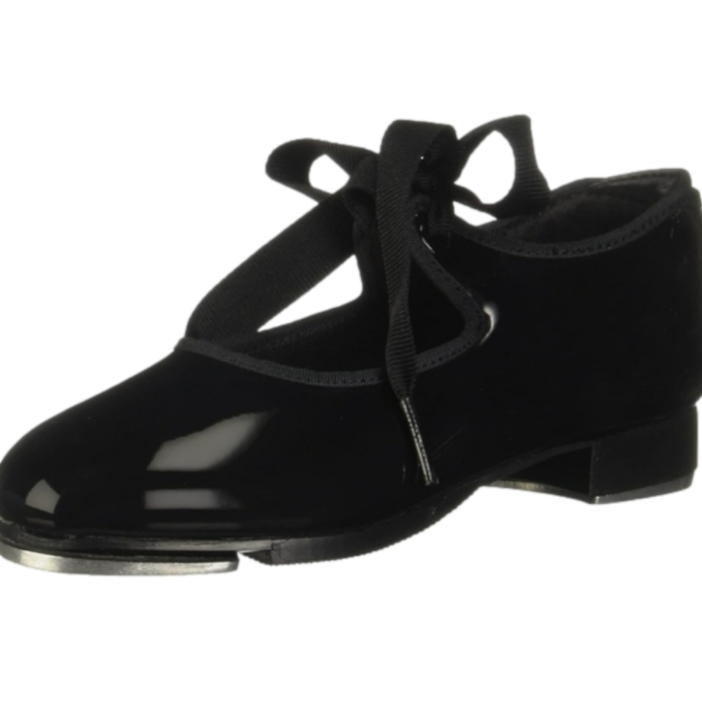 Capezio Tyette Tap Shoes Dance Patent Leather Black